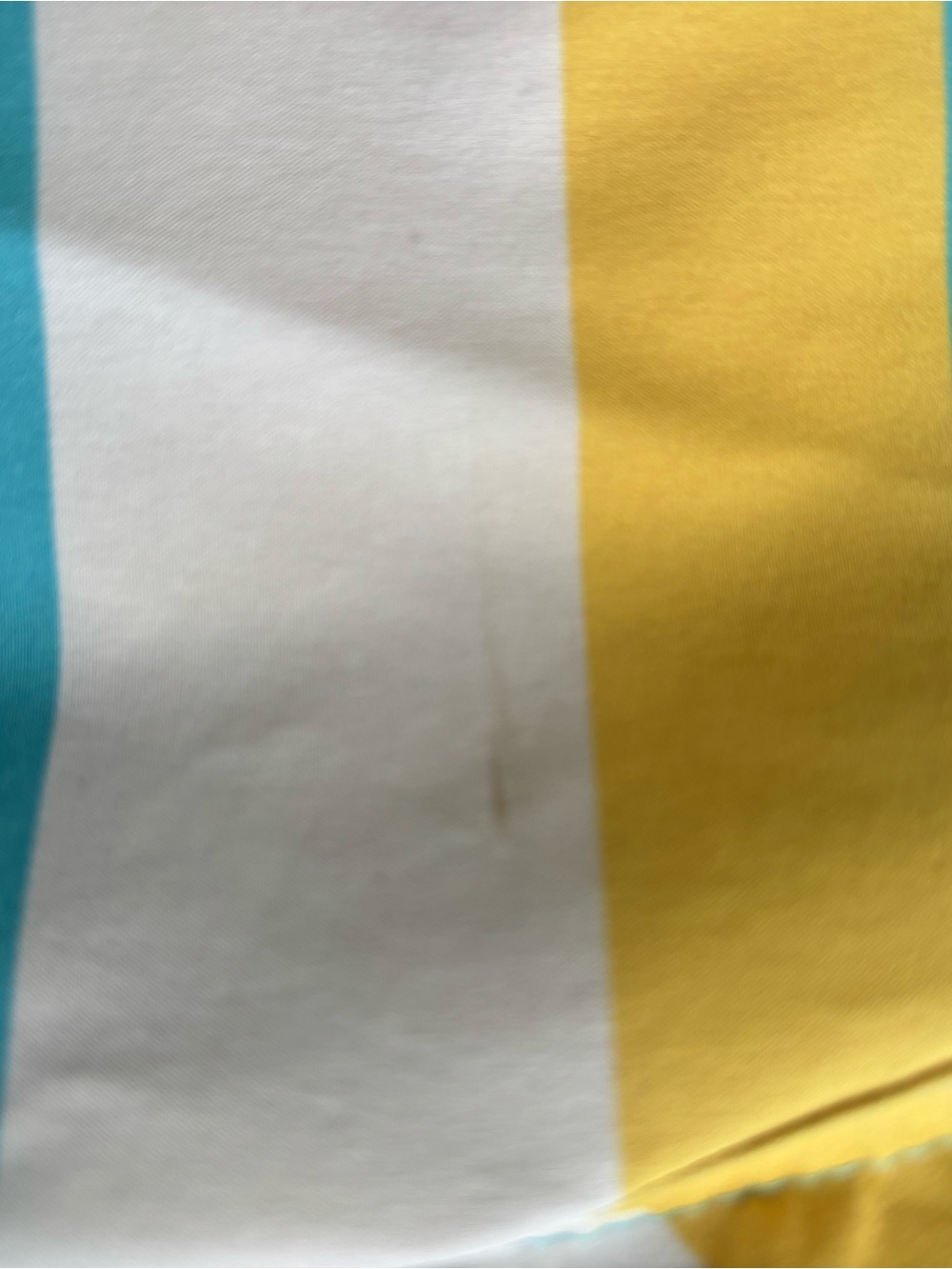 Stio Teal, Yellow & White Striped Athletic Shorts - Picture 3 of 4